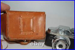 Vintage Crystar Mini Spy Camera Made in Japan with Leather Case Miniature