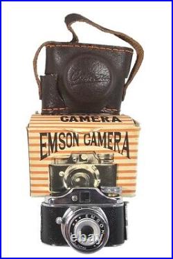 Vintage Emson Miniature Camera with Case & Box