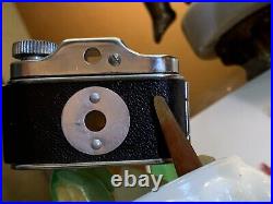 Vintage GLOBE Miniature Novelty Spy Camera WithCase made In Japan