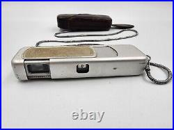 Vintage German Minox Wetzlar III-Minox B Spy Camera-leather cases-Chains-Flash
