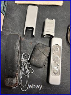 Vintage Germany Minox C spy camera Heliotron Me-1 Leather Cases Etc UNTESTED Vintage Germany Minox C spy camera Heliotron Me-1 Leather Cases Etc UNTESTED