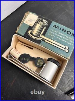 Vintage Germany Minox C spy camera Heliotron Me-1 Leather Cases Etc UNTESTED Vintage Germany Minox C spy camera Heliotron Me-1 Leather Cases Etc UNTESTED