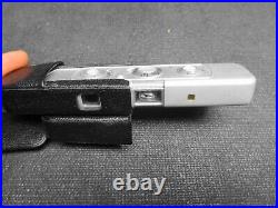 Vintage Germany Minox C spy camera & ME-2 Flash with Leather Cases Lot Untested