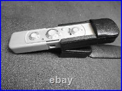 Vintage Germany Minox C spy camera & ME-2 Flash with Leather Cases Lot Untested