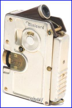 Vintage Goerz Minicord Deluxe Gold subminiature 16mm film camera Vintage Goerz Minicord Deluxe Gold subminiature 16mm film camera