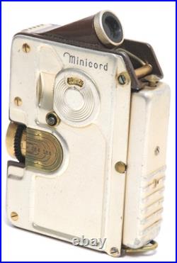 Vintage Goerz Minicord Deluxe Gold subminiature 16mm film camera