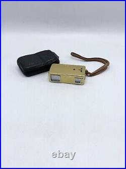 Vintage Gold Minolta 16 Spy camera Not Tested