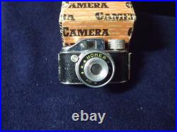 Vintage Homer Sub-miniature Spy Camera Hit Type With Leather case And Film & BOX