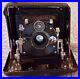 Vintage Horizontal ICA Miniature Atom Folding Camera & Film Plate Holder AS-IS