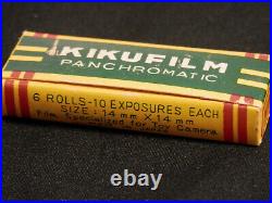 Vintage Kiku Film Micro Tiny Camera Spy Film Kikufilm Panchromatic 1965 Rare