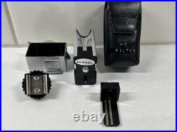 Vintage LOT Minolta 16 MG Camera -Filters, Flash, Baby BC- III Flash Many Access