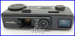 Vintage MINOLTA 16 MG-S Subminiature Camera BLACK Good working order