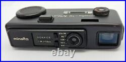 Vintage MINOLTA 16 MG-S Subminiature Camera BLACK Good working order