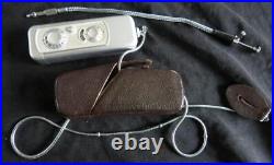 Vintage MINOX A SPY CAMERA Wetzlar Brown Leather Case 15mm 3.5 Made Germany