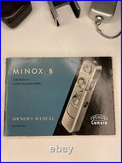 Vintage MINOX B Camera Made In Germany with Built In Exposure Meter UNTESTED