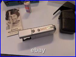 Vintage MINOX B Wetzlar Subminiature f/3.5 15mm Camera withCase PLUS FLASHGUN