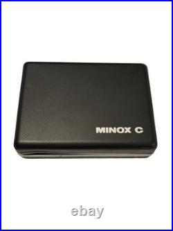 Vintage MINOX C Spy Camera Hard Leather Case GERMANY Vintage MINOX C Spy Camera Hard Leather Case GERMANY