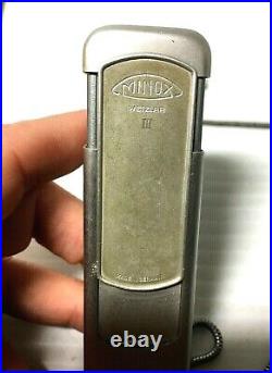 Vintage MINOX Wetzlar Model A III Subminiature Spy Camera Film Instructions