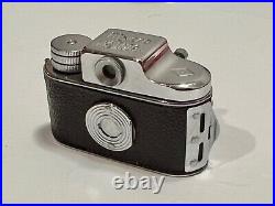 Vintage MYCRO Subminiature Spy Camera, Leather Case, Box, Instructions