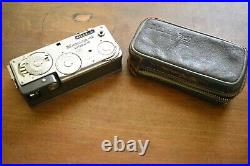 Vintage Mamiya-16 Automatic Subminiature 16mm Film Spy Camera withCase