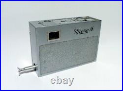 Vintage Micro 16 Miniature Spy Camera, Wm. R. Whittaker Co. Los Angeles USA