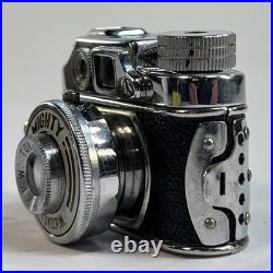Vintage Mighty Toko P. M. Miniature Film Spy Camera with Case Made In Japan NICE