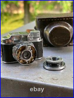 Vintage Minature Japan Silver Tone Anastigma Camera 1949 Made in Occupied Japan