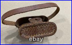 Vintage Minetta Miniature Mini Spy Film Camera Brown Leather Case Japan 1950/60