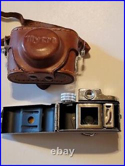 Vintage Mini Mycro Sanwa Spy Camera with Leather great condition see pics
