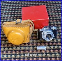 Vintage Miniature Beica Camera with Case Film Instructions in Box