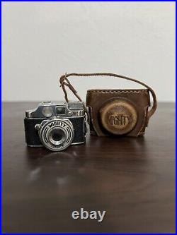 Vintage Miniature Spy Camera Mighty Toko Made In Occupied Japan w Case