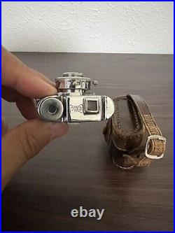Vintage Miniature Spy Camera Mighty Toko Made In Occupied Japan w Case