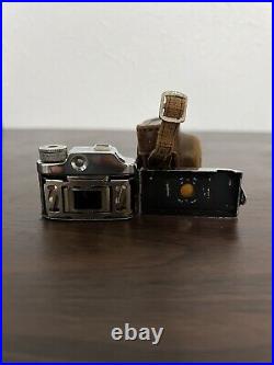 Vintage Miniature Spy Camera Mighty Toko Made In Occupied Japan w Case