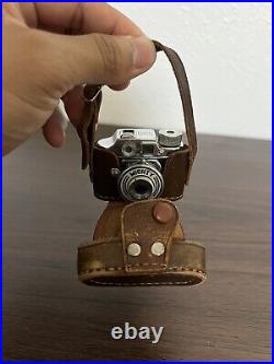 Vintage Miniature Spy Camera Mighty Toko Made In Occupied Japan w Case