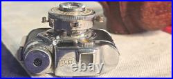 Vintage Miniature Spy Camera Mighty Toko Made In Occupied Japan w Case