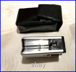 Vintage Minolta 16MG-S Miniature Spy Film Camera withFlash, Case, Manual, Accessories