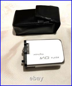 Vintage Minolta 16MG-S Miniature Spy Film Camera withFlash, Case, Manual, Accessories