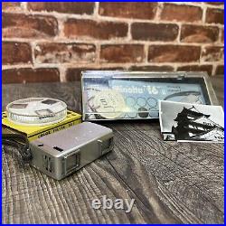 Vintage Minolta 16 II Camera Subminiature 16MM Rokkor Lens Spy Japan 1960