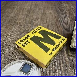 Vintage Minolta 16 II Camera Subminiature 16MM Rokkor Lens Spy Japan 1960