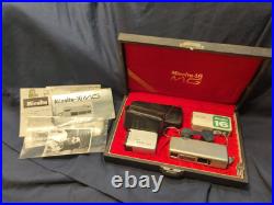 Vintage Minolta 16-MG Camera in Case with Accessories, Film and Manual