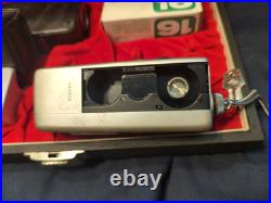 Vintage Minolta 16-MG Camera in Case with Accessories, Film and Manual