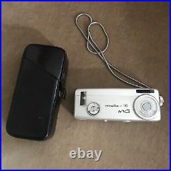 Vintage Minolta 16 MG Subminiature Spy Camera with Leather Case Very Cool