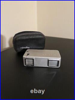 Vintage Minolta 16 Miniature Spy Camera with Leather Case