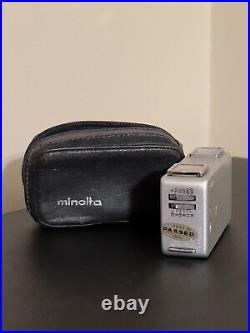 Vintage Minolta 16 Miniature Spy Camera with Leather Case