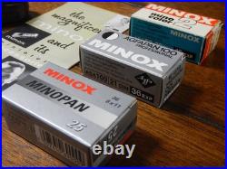 Vintage Minox B Camera Mini Spy with Built-in Exposure Meter, film & leather case