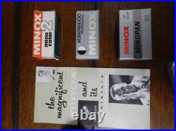 Vintage Minox B Camera Mini Spy with Built-in Exposure Meter, film & leather case