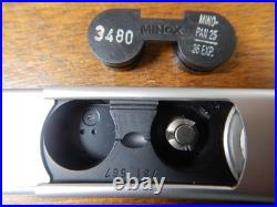 Vintage Minox B Camera Mini Spy with Built-in Exposure Meter, film & leather case