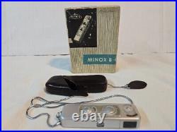 Vintage Minox B F/3.5 15MM Spy Camera with Case