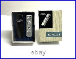 Vintage Minox B Miniature Spy Camera Complete In Factory Packaging