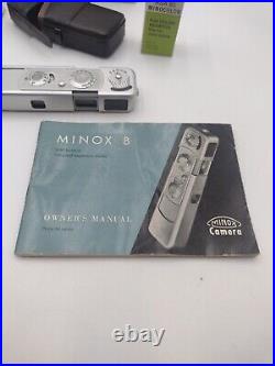Vintage Minox B Spy Camera With Carrying Case And Film